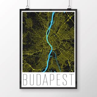 BUDAPEŠŤ, moderná, čierna