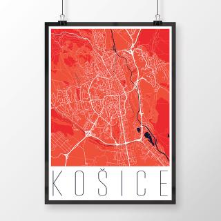 KOŠICE, moderné, červené