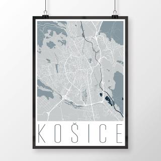 KOŠICE, moderné, svetlomodré