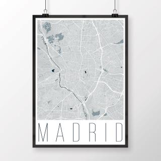 MADRID, moderný, svetlomodrý