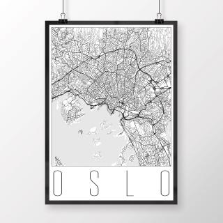 OSLO, moderné, biele