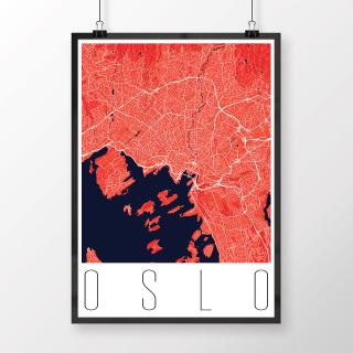 OSLO, moderné, červené