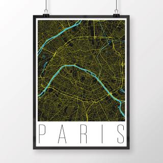 PARÍŽ, moderný, čierny