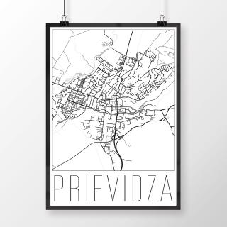 PRIEVIDZA, moderná, biela