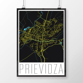 PRIEVIDZA, moderná, čierna