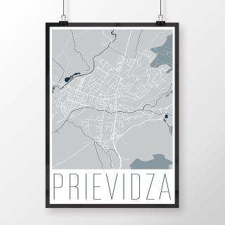 PRIEVIDZA, moderná, svetlomodrá