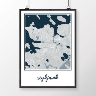 REYKJAVÍK, klasický, svetlomodrý