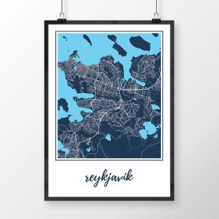 REYKJAVÍK, klasický, tmavomodrý