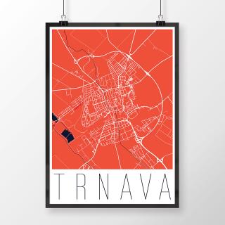 TRNAVA, moderná, červená