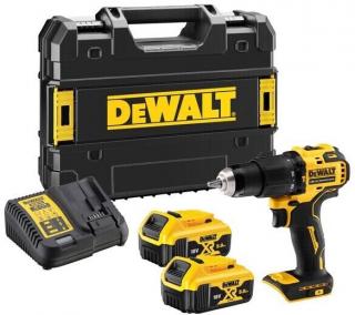 DeWALT DCD709P2T kompaktná aku vŕtačka s príklepom 18V, 2x5,0Ah aku