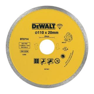 DeWALT Diamantový rezný kotúč na dlaždice - ø 110 mm - DT3714