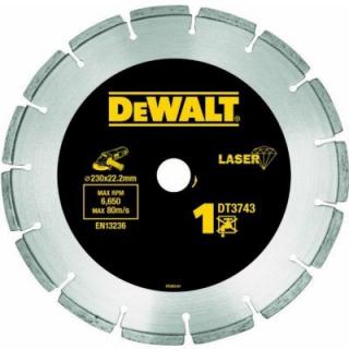 DeWALT DT3743 - Kotúč pre stavebné materiály a betón, pre suché rezanie, 230 mm