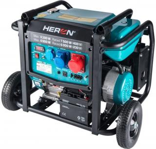 HERON 8896147, 3F, 8,2KW, 17HP, Rámová benzínová elektrocentrála