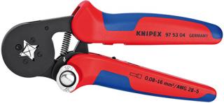 KNIPEX Kliešte lisovacie 0,08-10+16mm2 samonastavitelné bocné / 975304 Knipex