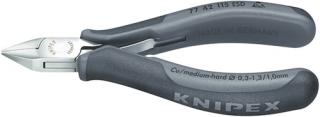 KNIPEX Kliešte štikacie bocné 115mm pre elektroniku / 7742115 ESD Knipex