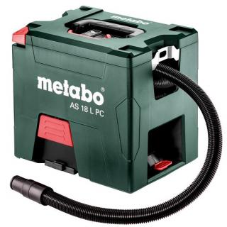 METABO AS 18 L PC AKUMULÁTOROVÝ VYSÁVAČ 18V 1X4AH LI-POWER; NABÍJAČKA ASC 55; S MANUÁLNYM ČISTENÍM FILTRA 60202185