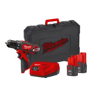 MILWAUKEE M12BDD-152C AKU VŔTAČKA BEZ PRÍKLEPU - KOMPAKTNÁ 4933451460