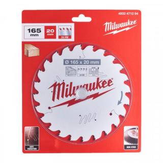 MILWAUKEE PÍLOVÝ KOTÚČ NA DREVO 165 X 20 X 2.2 MM 24Z ATB 4932471294