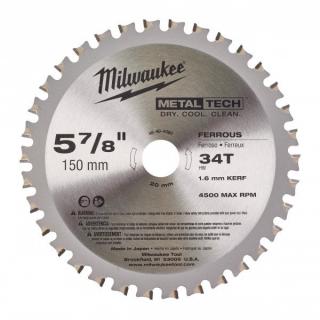 MILWAUKEE PÍLOVÝ KOTÚČ NA KOV 150 X 20 X 1.6 MM 34Z 48404080