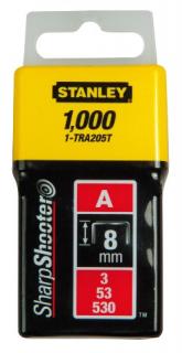 STANLEY Spony štandardné 8mm/5/16   1000 ks typ A 5/53/530 1-TRA205T