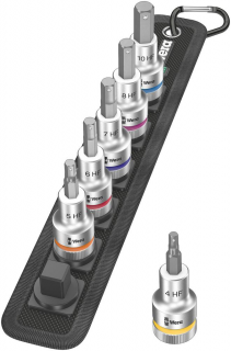 WERA SADA ADAPTÉR-BITY 1/2&quot; VNÚTORNÝ 6-HRAN S PRÍDRŽNOU FUNKCIOU 6 KS 05003996001