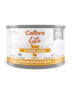 Calibra KONZERVA cat Life Sterilised turkey  6 x 200 g