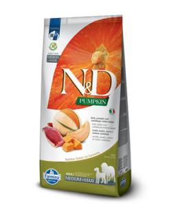 Farmina N&D dog PUMPKIN (GF) adult medium & maxi, duck & cantaluope 12 kg