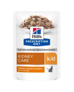 HILLS Diet Feline k/d KAPSIČKA Chicken NEW 12x85 g