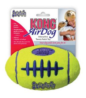 Hračka Kong Dog Airdog Lopta rugby s pískatkom tenis, guma vulkanizovaná, S