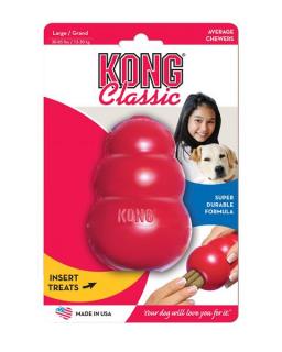 Hračka Kong Dog Classic Granát červený, guma prírodná, L 13-30 kg