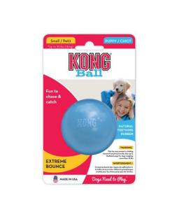 Hračka Kong Dog Puppy Lopta modrá/ružová, guma prírodná, S