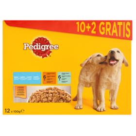 Mars PEDIGREE kapsička dog JUNIOR kuracie & jahňacie &  hydinové &  hovädzie s ryžou v želé 12 x