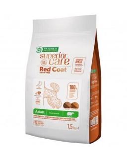 Natures P Superior care red dog GF adult lamb small breed 1,5 kg + snack Dental stick 50g