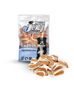 Pamlsok CALIBRA Joy DOG Classic Chicken & Cod Sushi 80g