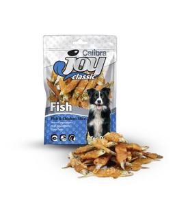 Pamlsok CALIBRA Joy DOG Classic Fish & Chicken Slice 80g
