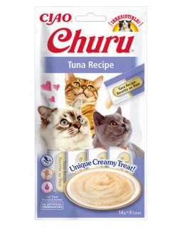 Pamlsok Inaba Churu Pyré cat Tuniak 12 x 4 tuby 672 g