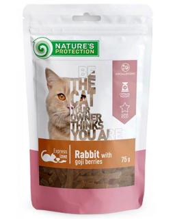 Pamlsok Natures P Snack cat rabbit with goji berries 12x75 g