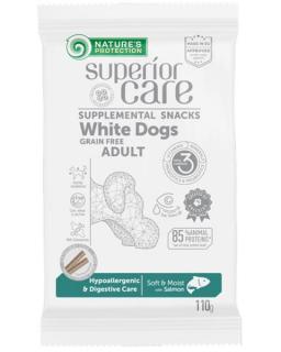 Pamlsok Natures P Superior Care white dog Hypoallergenic &  Digestive Care Grain free Salmon 110 g