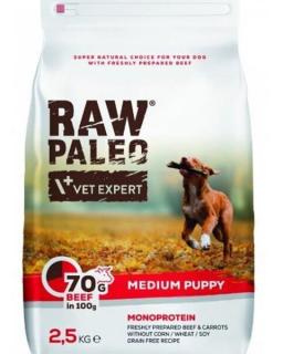VetExpert Raw Paleo puppy medium beef 2,5 kg
