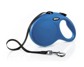 Vodítko Flexi Classic NEW páska M 5 m modré (do 25 kg)