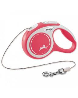 Vodítko Flexi New Comfort lanko XS 3 m červené (do 8 kg)