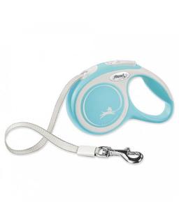 Vodítko Flexi New Comfort páska M 5 m svetlomodré (do 25 kg)