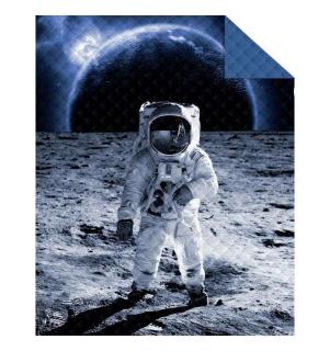 DETEXPOL Přehoz na posteľ Kozmonaut  Polyester, 170/210 cm