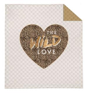 DETEXPOL Prehoz na posteľ Wild Love  Polyester, 170/210 cm