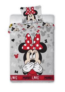 FARO Obliečky Minnie bozkanie Bavlna 140/200, 70/90 cm