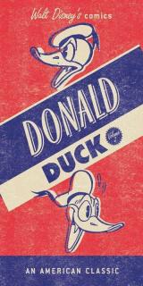 FARO Osuška Káčer Donald klasik  Bavlna - Froté, 70/140 cm