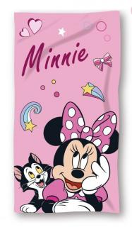 FARO Osuška Minnie ružová Bavlna Froté, 70/140 cm