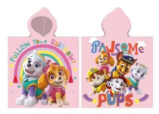 FARO Plážové pončo Paw Patrol pawsome  Bavlna Froté, 55/55 cm