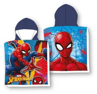 FARO Plážové pončo Spiderman pavučina  Bavlna Froté, 55/55 cm