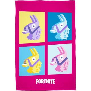 HALANTEX Fleece deka Fortnite Lama pink Polyester, 100/150 cm